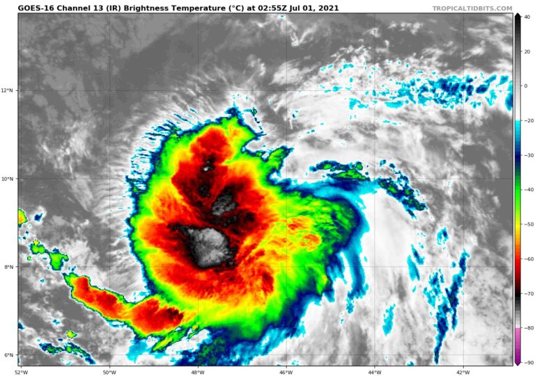 Tropical Depression forms, Tropical storm watch changed to warning - St ...