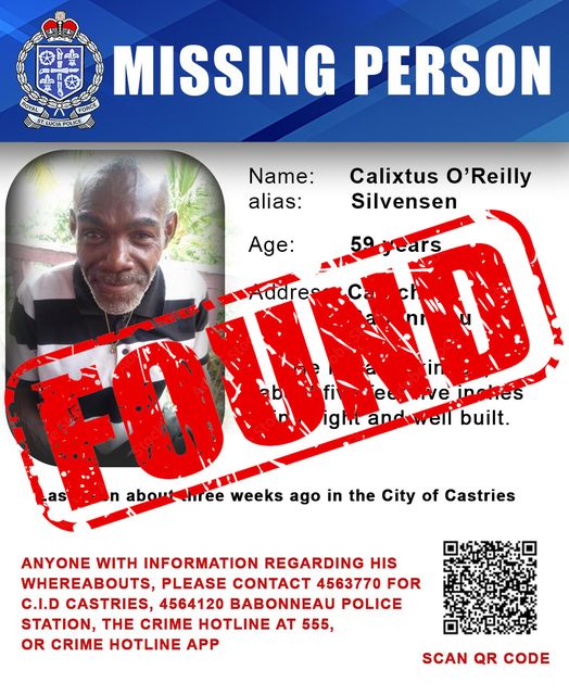 Missing Person Update - St. Lucia News Now