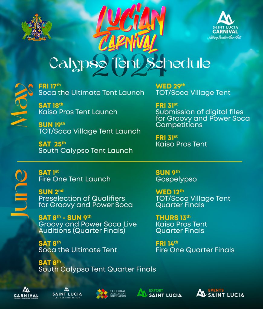 New National Events Added to Lucian Carnival 2024 Calendar St. Lucia News Now