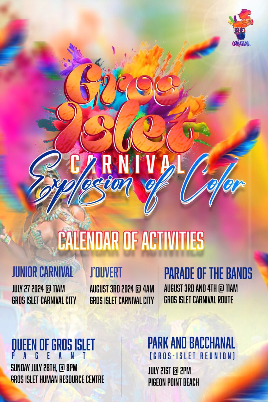 Gros Islet Carnival Committee Announces Jouvert and Parade of the Bands ...